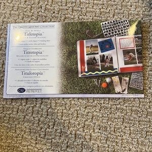 NWT Creative Memories “Oval & Swirls” Titleopia